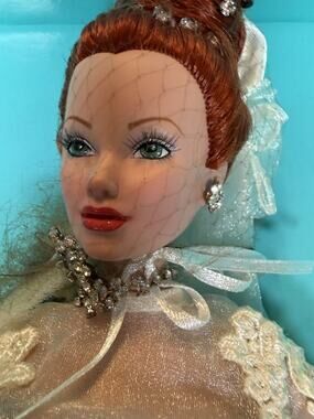 NOS Spellbound Dolls Erin Bride Sandra Bilotto Wedding Bridal Doll w Box / Stand